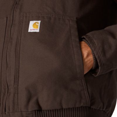 Image showing 3 th Carhartt Men's Loose Fit Washed Duck Insulated Active Jacket
