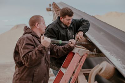 Image showing  Men's Washed Duck Sherpa-Lined Coat