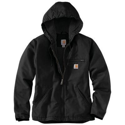 Image showing  Women's Washed Duck Sherpa-Lined Jacket
