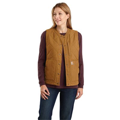 Carhartt Women's Rugged Flex Canvas Insulated Vest at Tractor