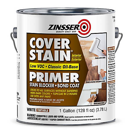 Rust-Oleum Zinsser Cover Stain Oil based Low VOC, 100 gal.