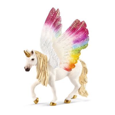 Schleich Winged Rainbow Unicorn Figure Toy