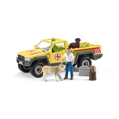 Schleich Vet Visits the Farm Toy Playset