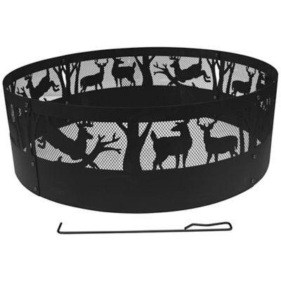 Bond 36 In Deer Wood Burning Fire Ring With Poker 51966 At Tractor Supply Co
