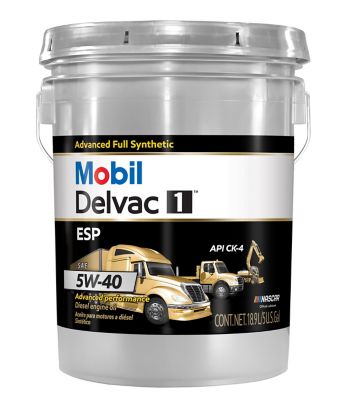 Mobil Delvac 1 ESP 5W-40, 5 gal., 122265