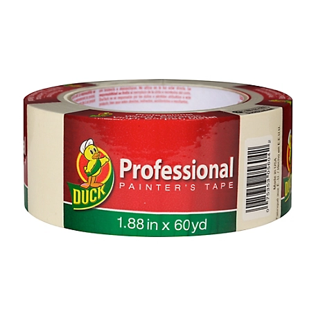 Duck 1.88 in. x 60 yd. Professional Grade Painting Tape, Beige