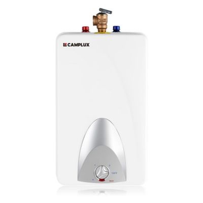 Camplux 4 Gallon Mini Tank Electric Water Heater with Cord Plug, 1.44kW, 120V