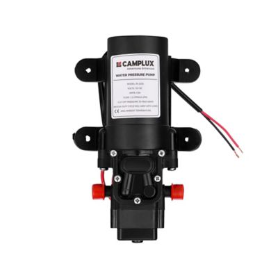 Camplux 12VDC Diaphragm Water Pump, 1.2 GPM