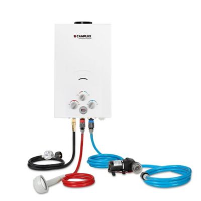 Image showing 7 th Camplux 12 V Water Pressure Diaphragm Pump with Filter, 3.3 GPM