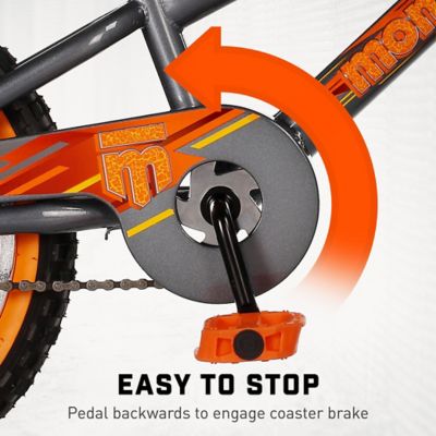 Image showing 7 th Mongoose 16 in. Skid Bicycle, 1 Speed, Grey