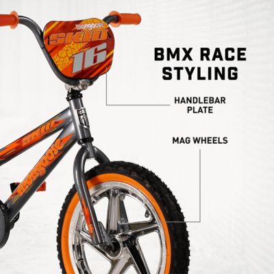 Image showing 9 th Mongoose 16 in. Skid Bicycle, 1 Speed, Grey