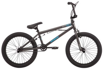 Mongoose 20 in. Grid 180 Freestyle Bicycle, 1 Speed, Charcoal