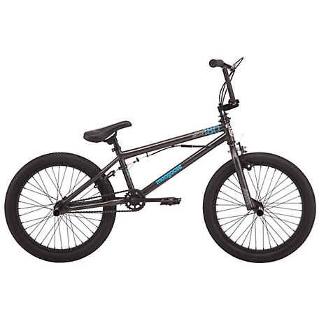 Mongoose 20 in. Grid 180 Freestyle Bicycle, 1 Speed, Charcoal