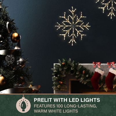 Image showing  30 in. White Snowflake Light