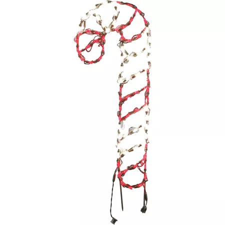 Fraser Hill Farm 3 Foot Candy Cane Light Novelty Christmas Lights