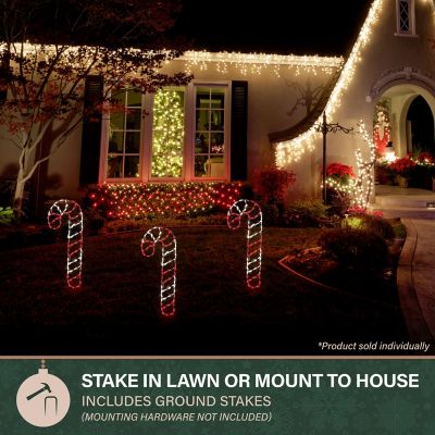 Image showing  3 ft. Candy Cane Light