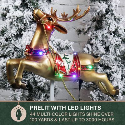 Image showing  Santa Sleigh Decor Set, 3 pc.