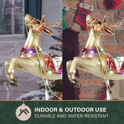 Image showing  Santa Sleigh Decor Set, 3 pc.