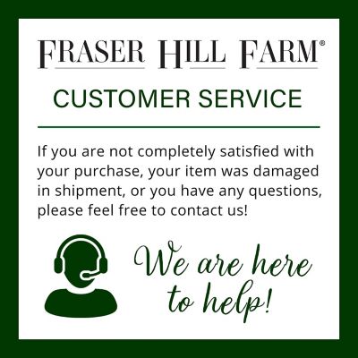 Image showing 9 th Fraser Hill Farm 4 ft. Sitting Reindeer Decoration with Metallic Finish