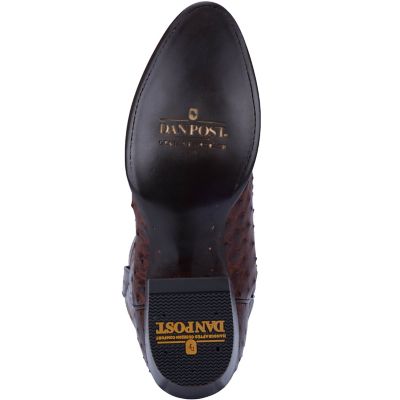 Image showing  Men's Pershing Ostrich Western Boot, 1-Pair