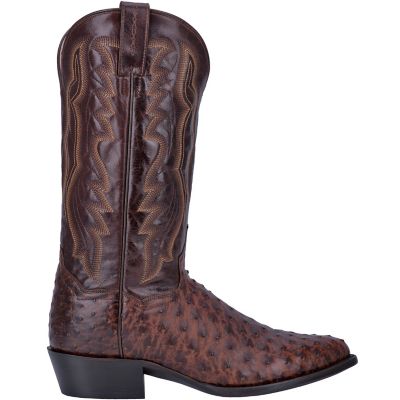 Image showing  Men's Pershing Ostrich Western Boot, 1-Pair