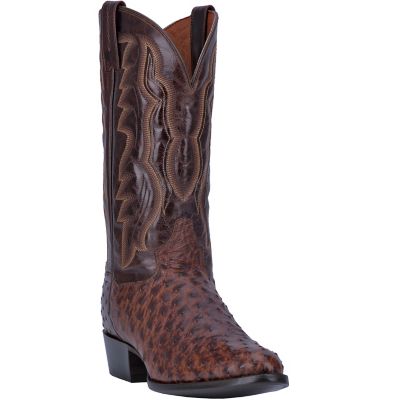 Image showing 0 th Dan Post Men's Pershing Ostrich Western Boot, 1-Pair