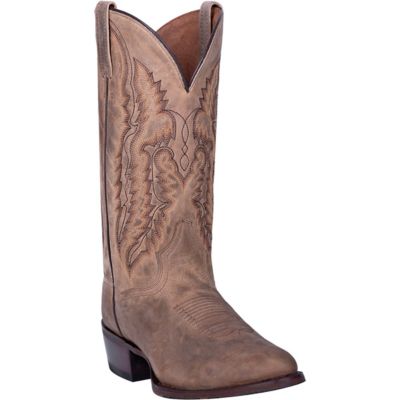 leather round toe boots