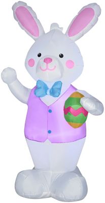 Gemmy Airblown Outdoor Bunny with Easter Egg Inflatable