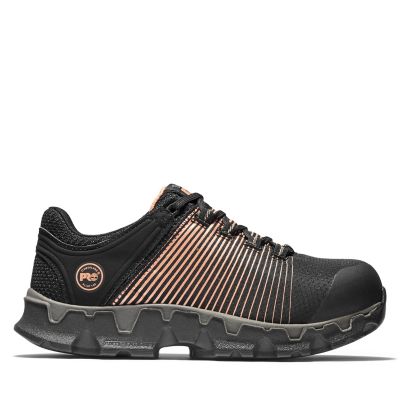 timberland pro women's powertrain alloy toe work shoes