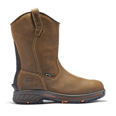 Timberland PRO Men's Helix HD Pull-On Composite Toe Waterproof Work Boots