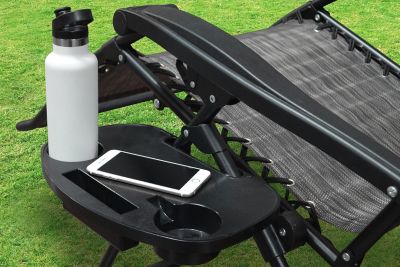 Image showing  Clip-On Side Table with Cup Holder