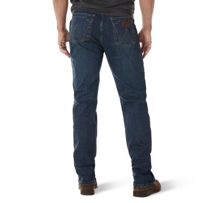 Image showing 1 th Wrangler Men's Slim Fit Mid-Rise Retro Straight Leg Jeans