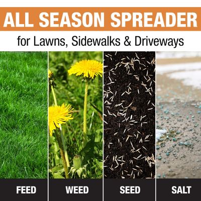 Image showing  100 lb. Capacity 24 ft. Groundskeeper All Season Walk-Behind Broadcast Spreader