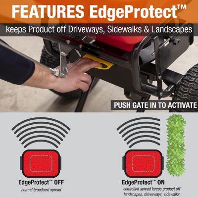 Image showing  100 lb. Capacity 24 ft. Groundskeeper All Season Walk-Behind Broadcast Spreader