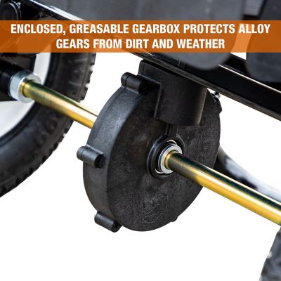 Image showing 8 th Buyers Products 100 lb. Capacity 24 ft. Groundskeeper All Season Walk-Behind Broadcast Spreader