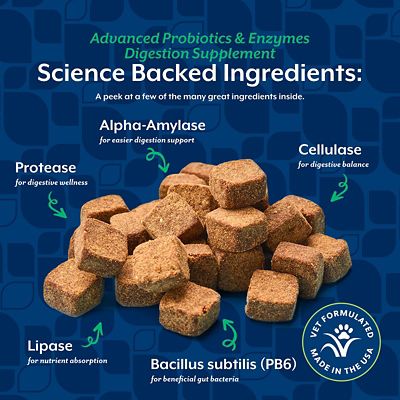 Image showing  Advanced Probiotics & Enzymes Soft Chews 70 ct.