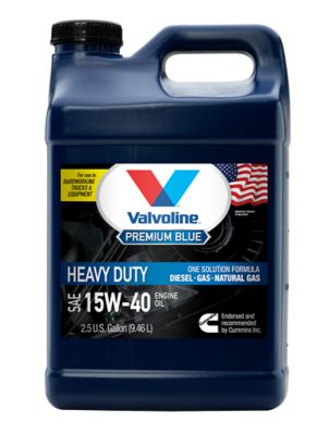 Valvoline 2.5 gal. The Premium Blue Heavy-Duty 15W-40 Diesel Oil