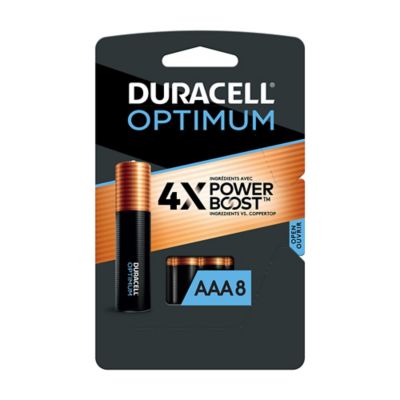 Duracell AAA Optimum Batteries, 8-Pack