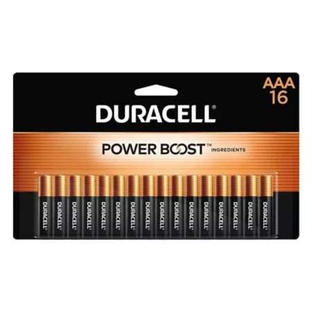 Duracell AAA Coppertop Alkaline Batteries 16 Pack Batteries