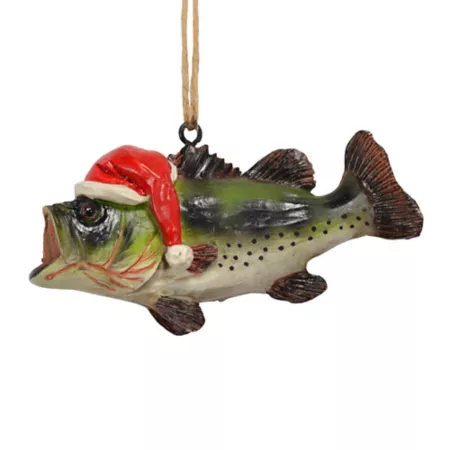 Red Shed Bass Ornament Sculptures & Figurines