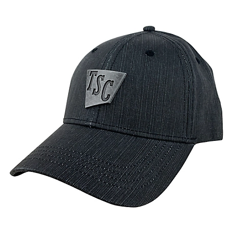 Tractor Supply Baseball Cap with Metal Logo, Black