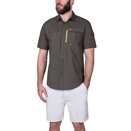 The American Outdoorsman Super Fly Fisher Series S/S Woven Shirt Retail $72 