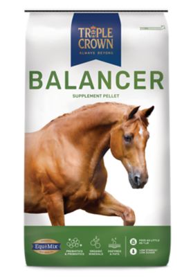 Triple Crown 30% Ration Balancer Pellet Horse Feed, 50 lb. Bag