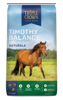 Triple Crown Naturals Timothy Balance Cube Horse Feed, 50 lb. Bag