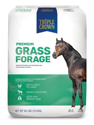 Triple Crown Premium Grass Forage, 40 lb. Bag