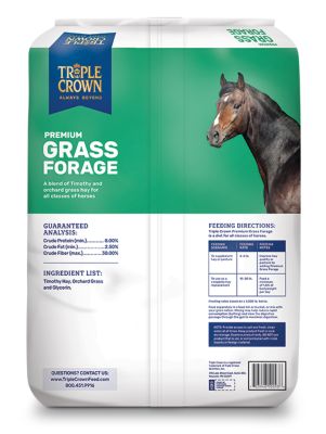 Image showing  Premium Grass Forage Horse Feed, 40 lb. Bag