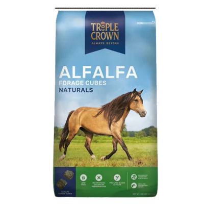 Triple Crown Naturals Alfalfa Forage Cube, 50 lb. Bag