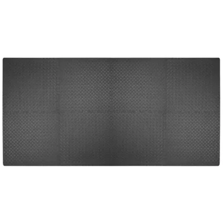 Best Step 24 in x 24 in x 0.47 in (32 sq ft.) Anti-Fatigue EVA Foam Floor Mat (8-Pack) Dark Gray Floor Mats & Cargo Liners