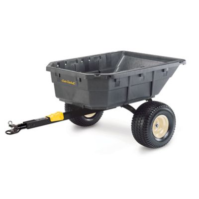 Cub Cadet Tow Behind 15 cu. ft. Poly Swivel ATV Dump Cart, 1,250 lb. Capacity