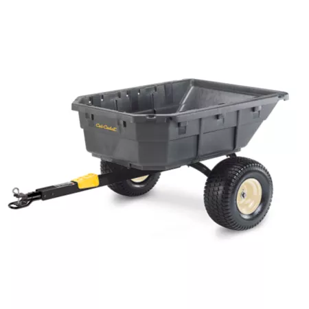 Cub Cadet towed behind 15 cu Poly Swivel ATV Dump Cart 1 250 lb Capacity 1 250 lb. Mower Attachments